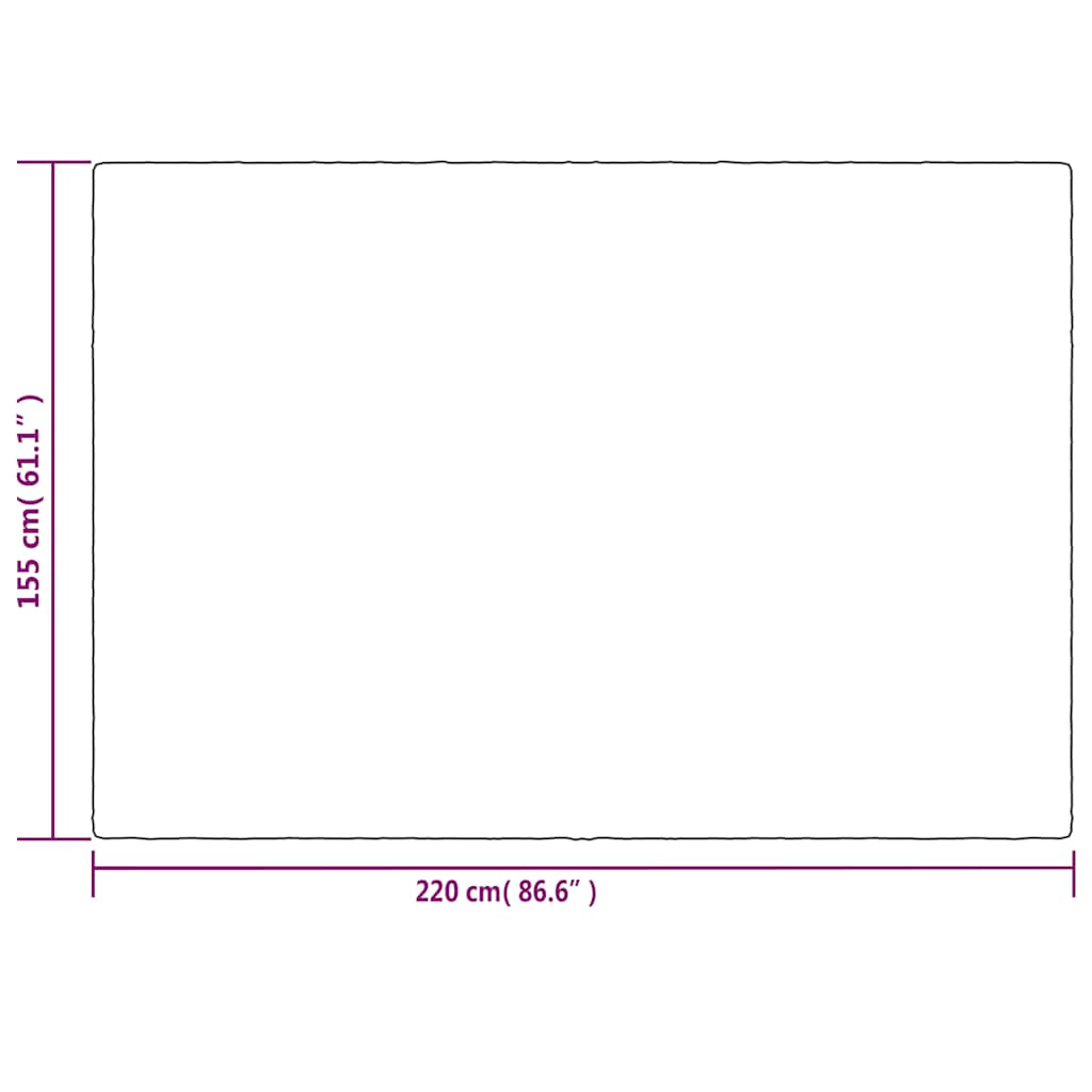 Teška deka s navlakom siva 155 x 220 cm 7 kg od tkanine