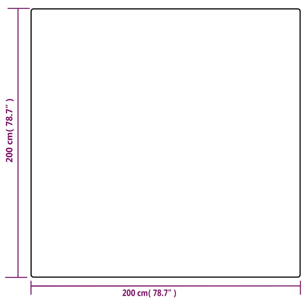 Teška deka s navlakom siva 200 x 200 cm 9 kg od tkanine
