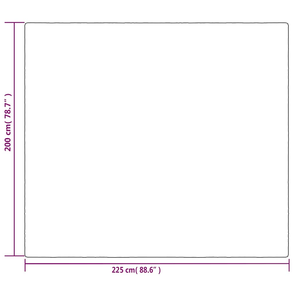 Teška deka s navlakom siva 200 x 225 cm 9 kg od tkanine