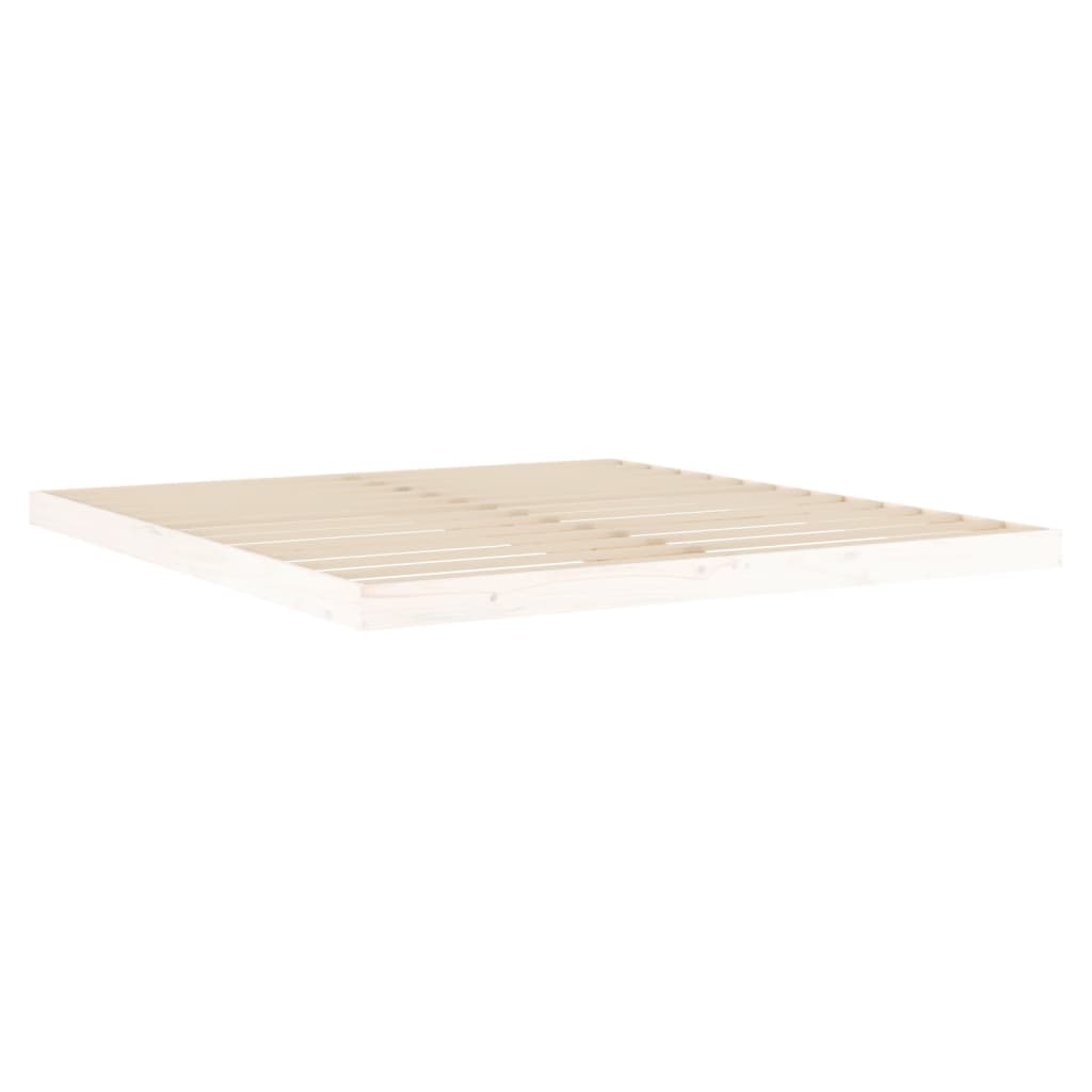 Okvir za krevet od borovine bijela 180x200 cm veliki bračni