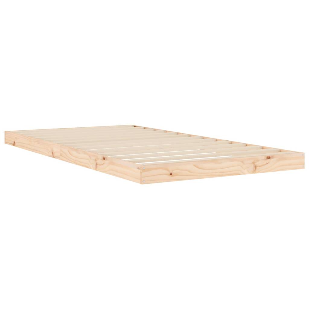 Okvir za krevet 100 x 200 cm od masivne borovine