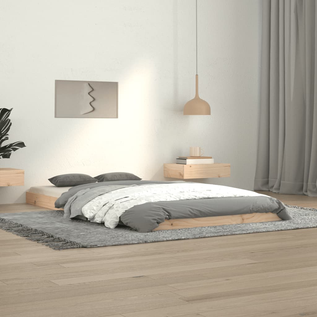 Okvir za krevet 100 x 200 cm od masivne borovine