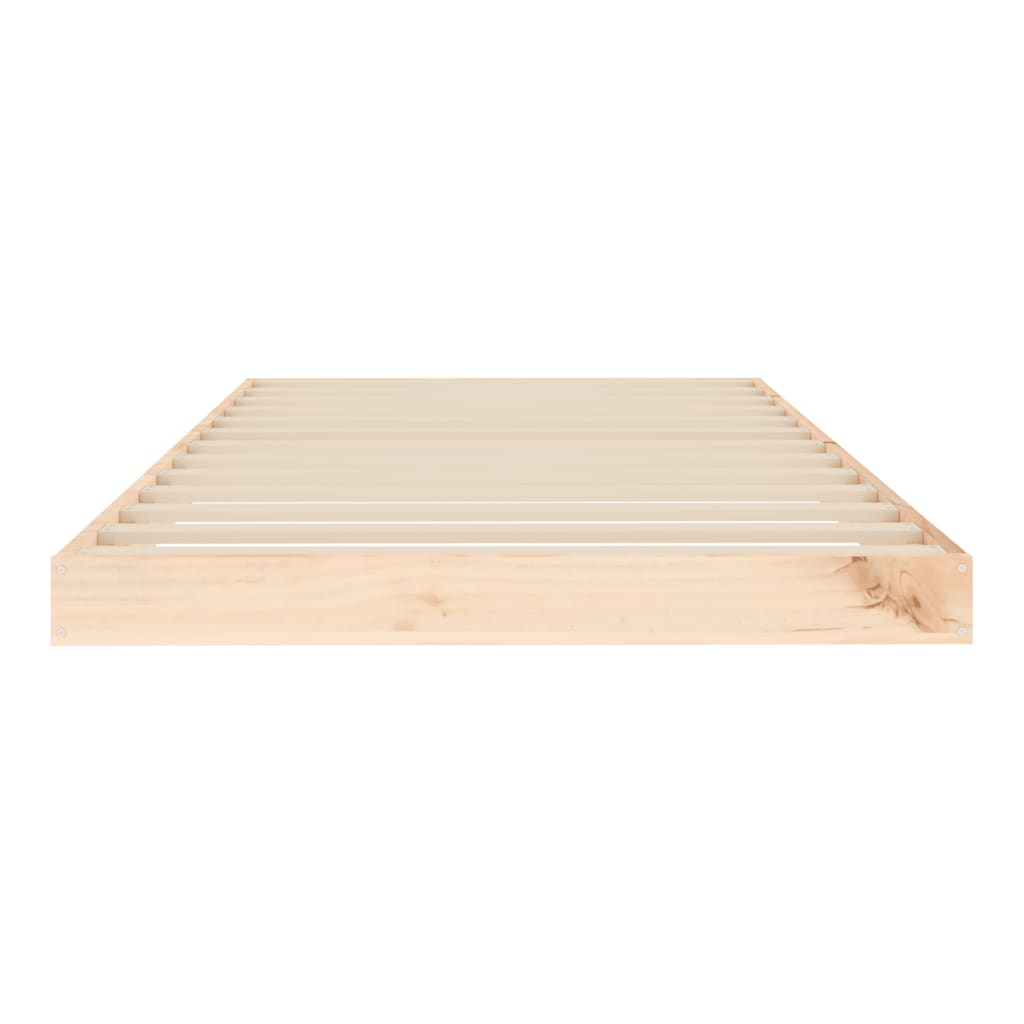 Okvir kreveta za jednu osobu 90 x 190 cm od masivne borovine