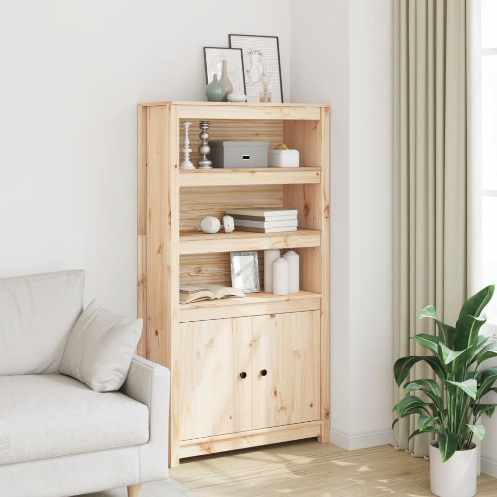 Visoka komoda 80 x 35 x 154 cm od masivne borovine