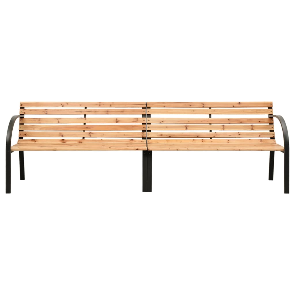 Dvostruka vrtna klupa 225 cm od masivne jelovine