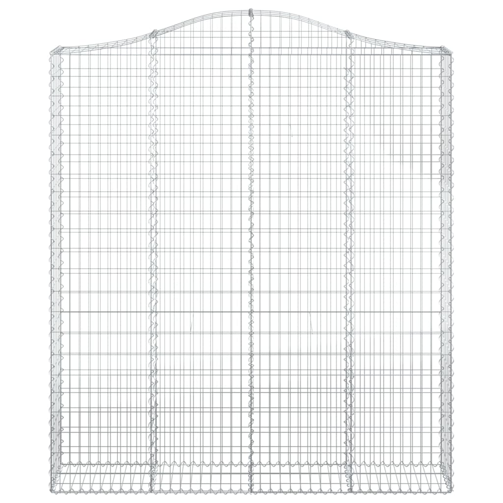 Gabionska košara s lukom 200x30x220/240 cm pocinčano željezo