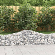 Gabionska košara s lukom 200x50x40/60 cm pocinčano željezo