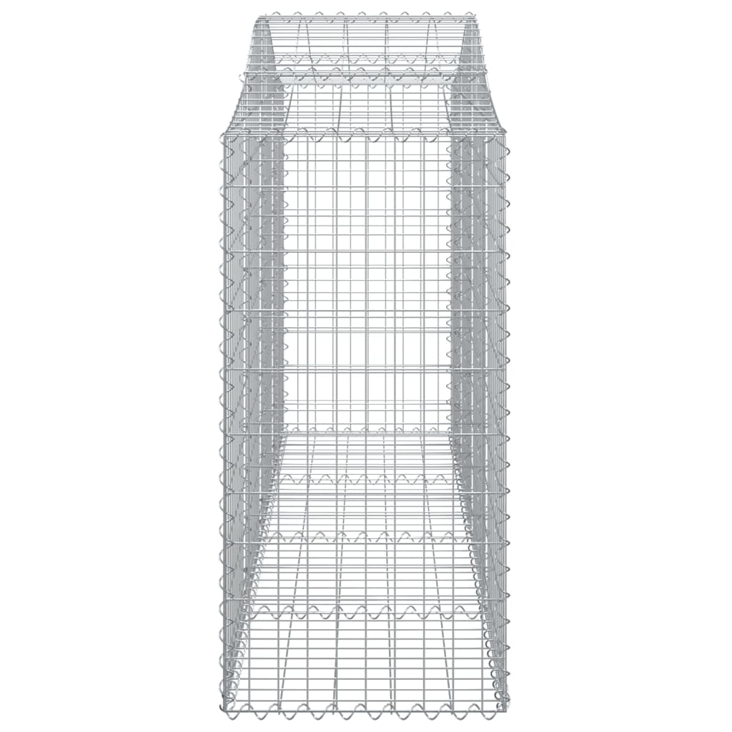 Gabionska košara s lukom 200x50x100/120 cm pocinčano željezo