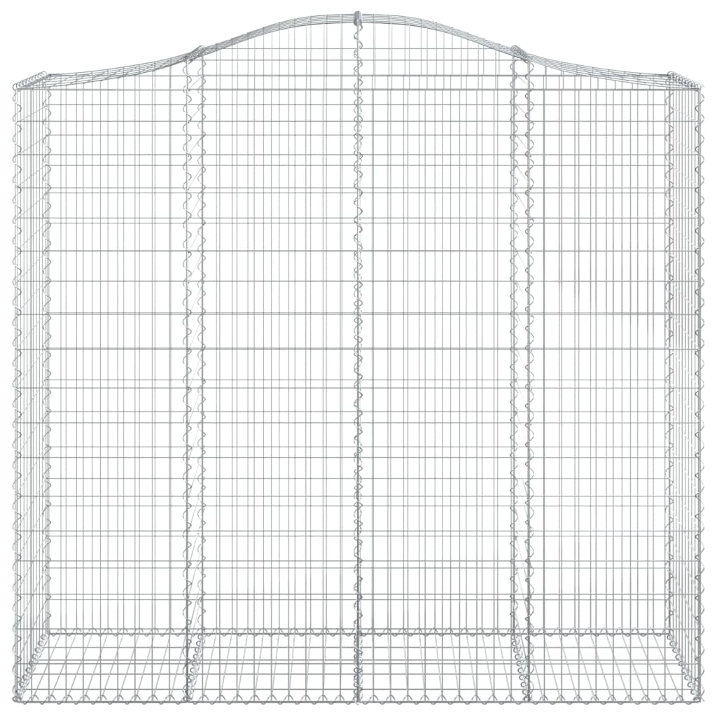 Gabionska košara s lukom200x50x180/200 cm pocinčano željezo