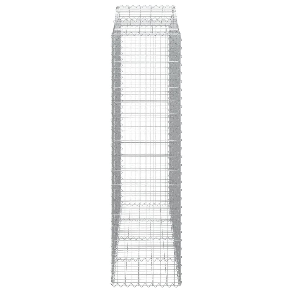 Gabionska košara s lukom200x50x180/200 cm pocinčano željezo