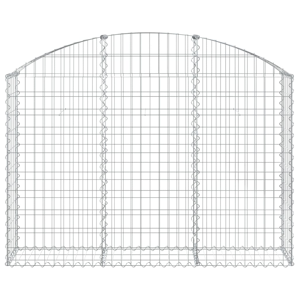 Gabionska košara s lukom 150x30x100/120 cm pocinčano željezo
