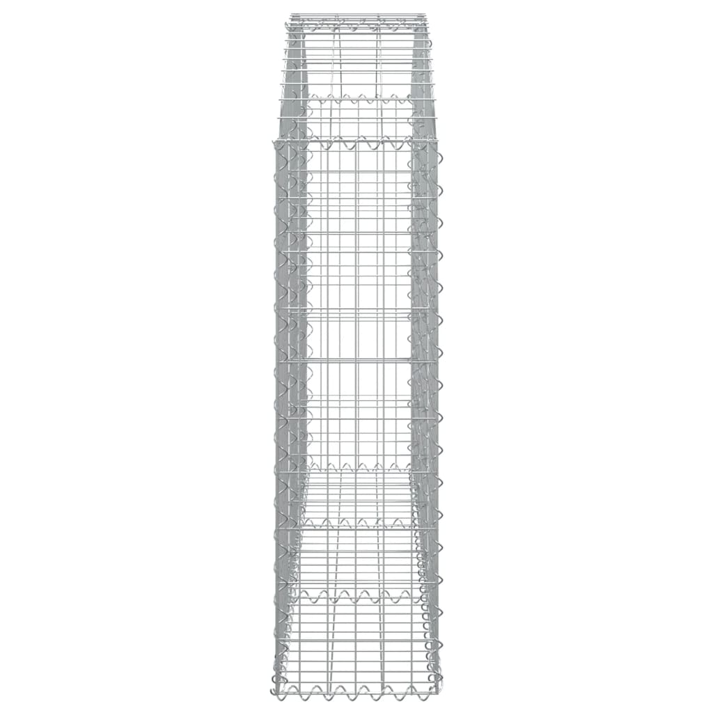 Gabionska košara s lukom 150x30x100/120 cm pocinčano željezo