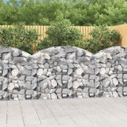 Gabionska košara s lukom 150x30x100/120 cm pocinčano željezo