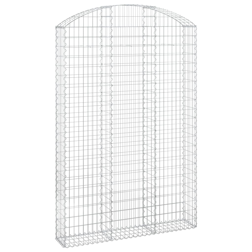 Gabionska košara s lukom 150x30x220/240 cm pocinčano željezo