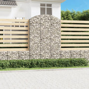 Gabionska košara s lukom 150x30x220/240 cm pocinčano željezo
