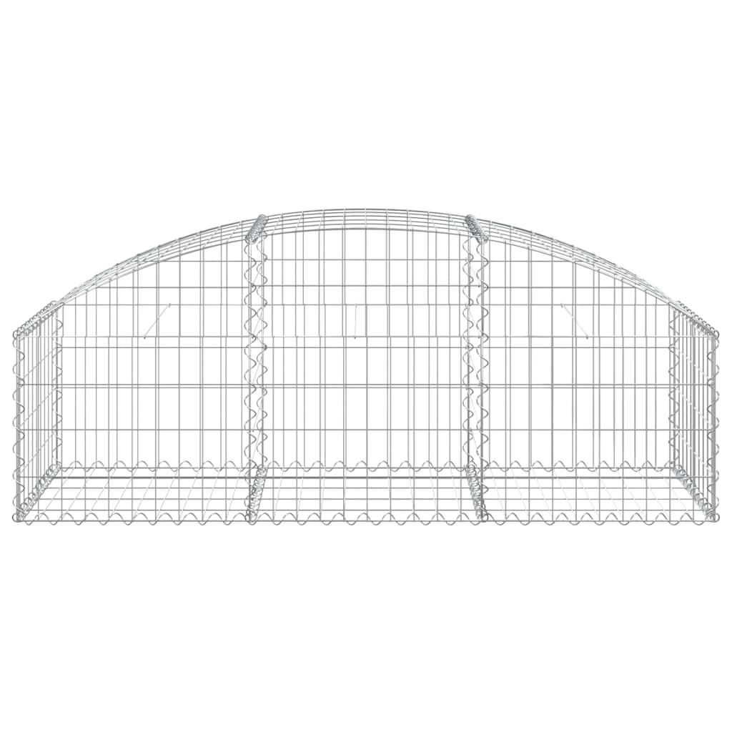 Gabionska košara s lukom 150x50x40/60 cm pocinčano željezo