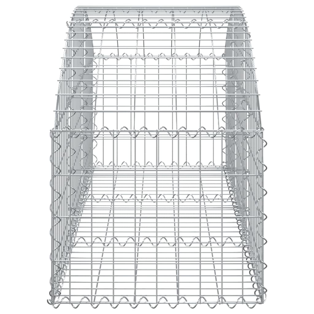 Gabionska košara s lukom 150x50x40/60 cm pocinčano željezo