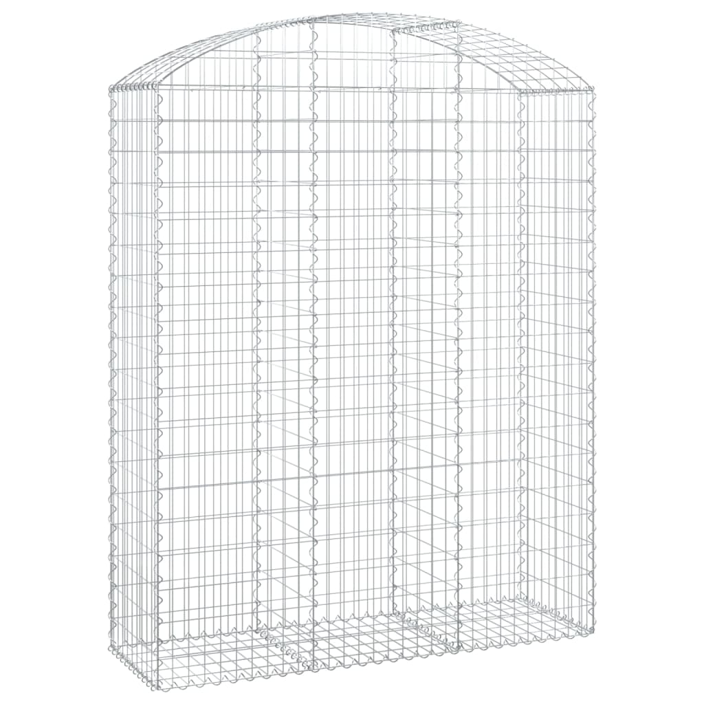 Gabionska košara s lukom 150x50x180/200 cm pocinčano željezo