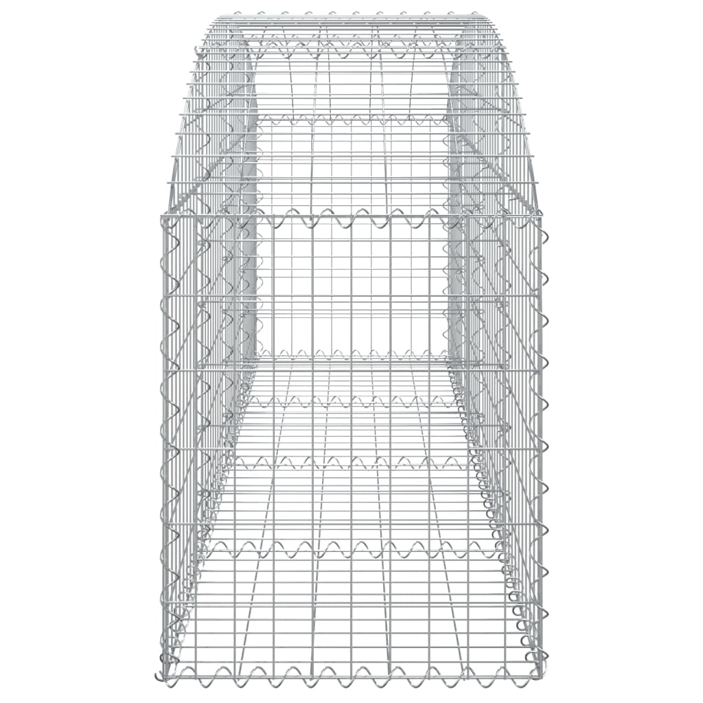 Gabionska košara s lukom 200x50x60/80 cm pocinčano željezo