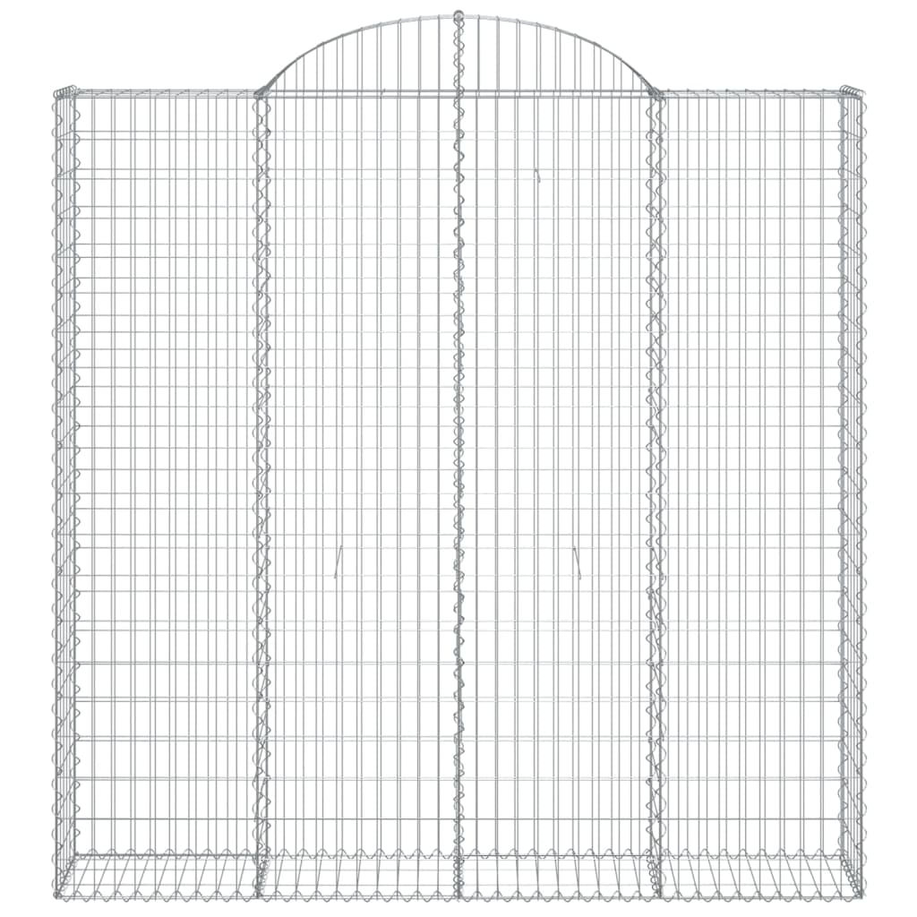Gabionska košara s lukom 200x30x200/220 cm pocinčano željezo