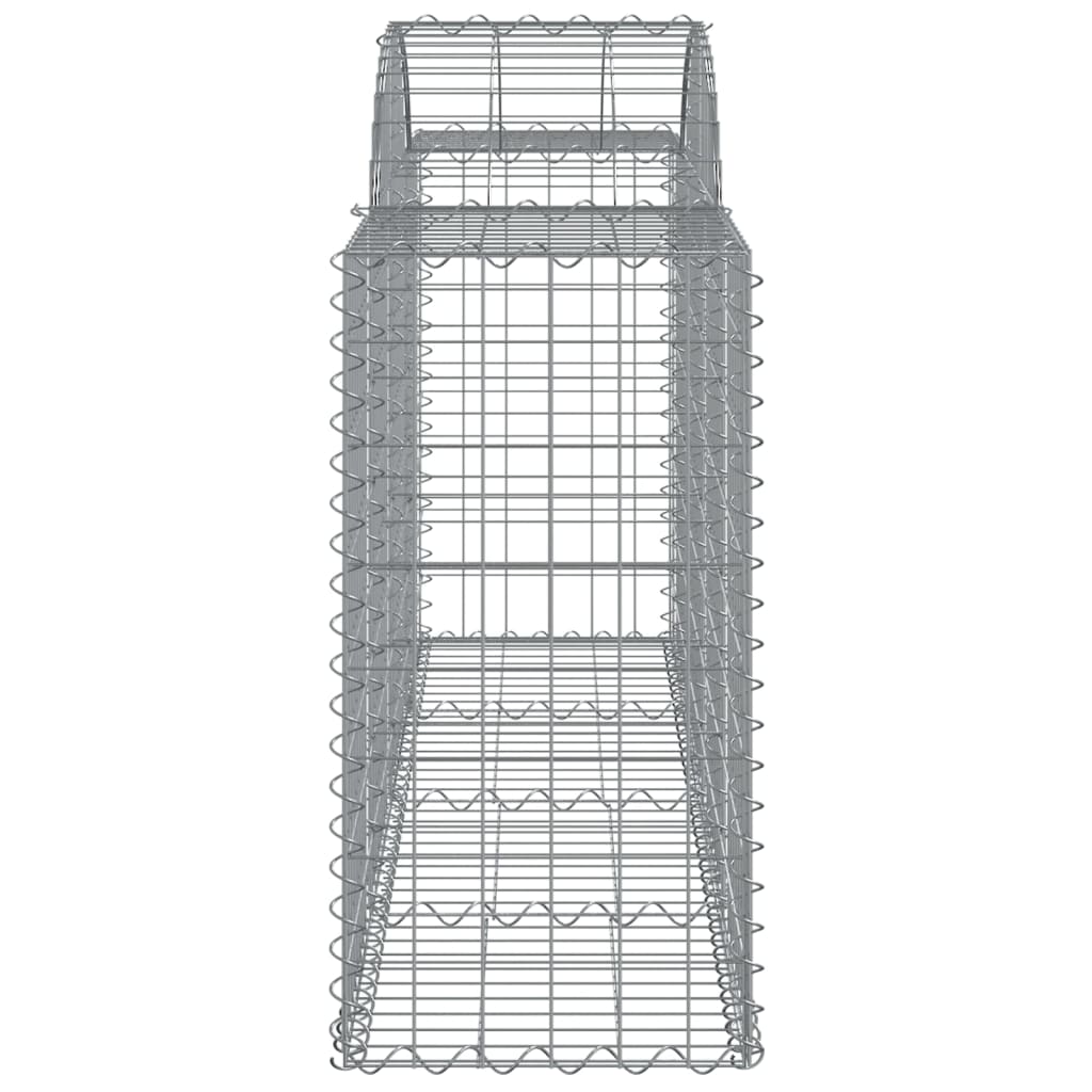Gabionska košara s lukom 200x50x80/100 cm pocinčano željezo