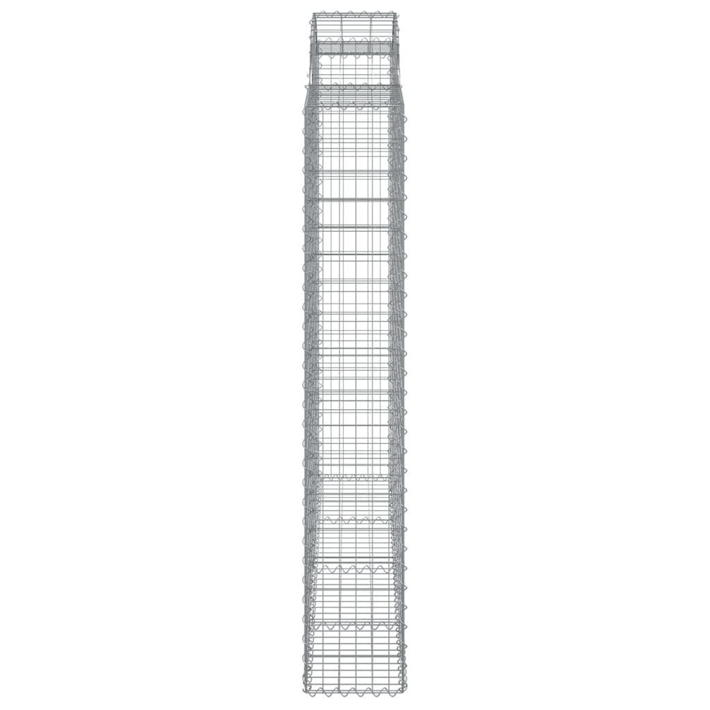 Gabionska košara s lukom200x50x180/200 cm pocinčano željezo