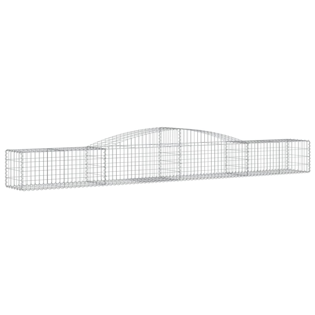 Gabionska košara s lukom 400x50x40/60 cm pocinčano željezo