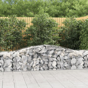 Gabionska košara s lukom 400x50x60/80 cm pocinčano željezo