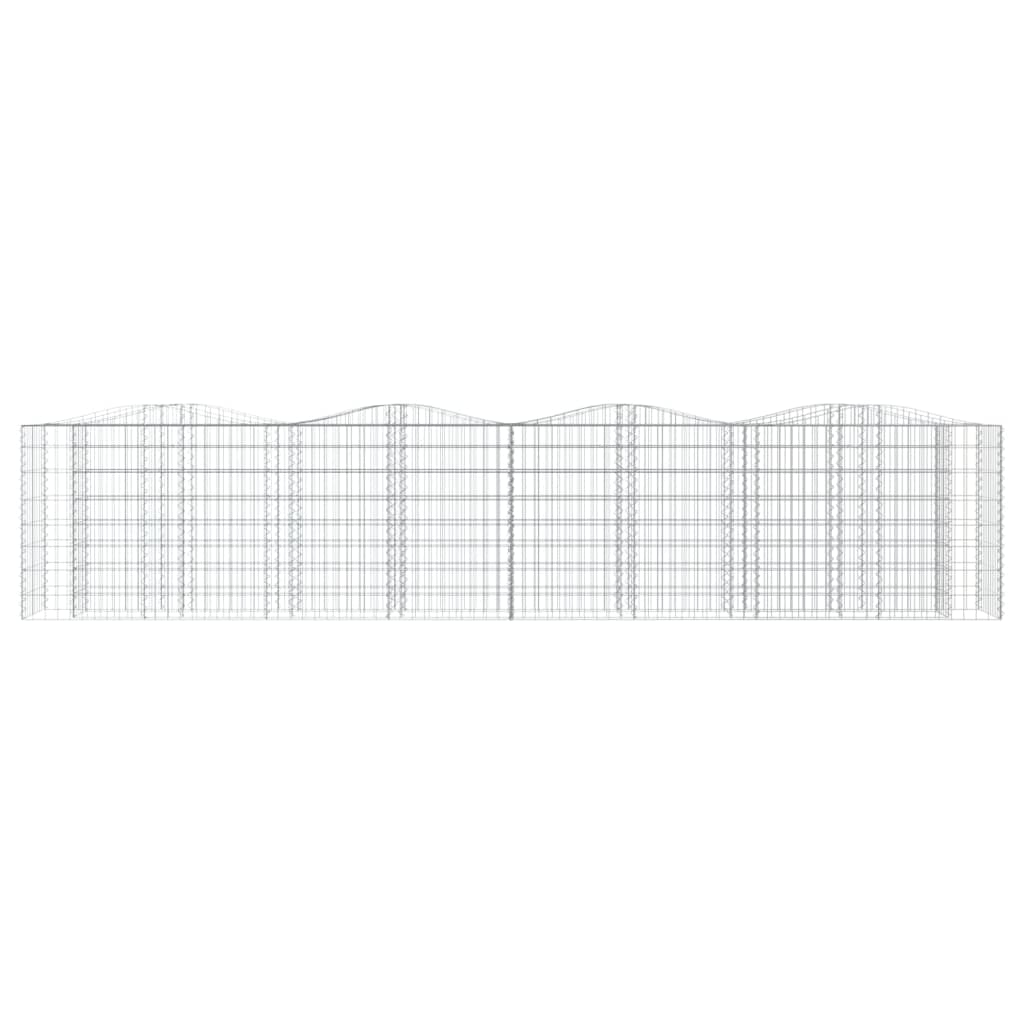 Lučna gabionska povišena gredica 400x50x100cm pocinčano željezo