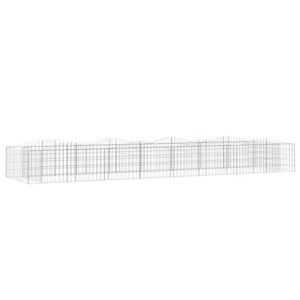 Lučna gabionska povišena gredica 400x100x50cm pocinčano željezo