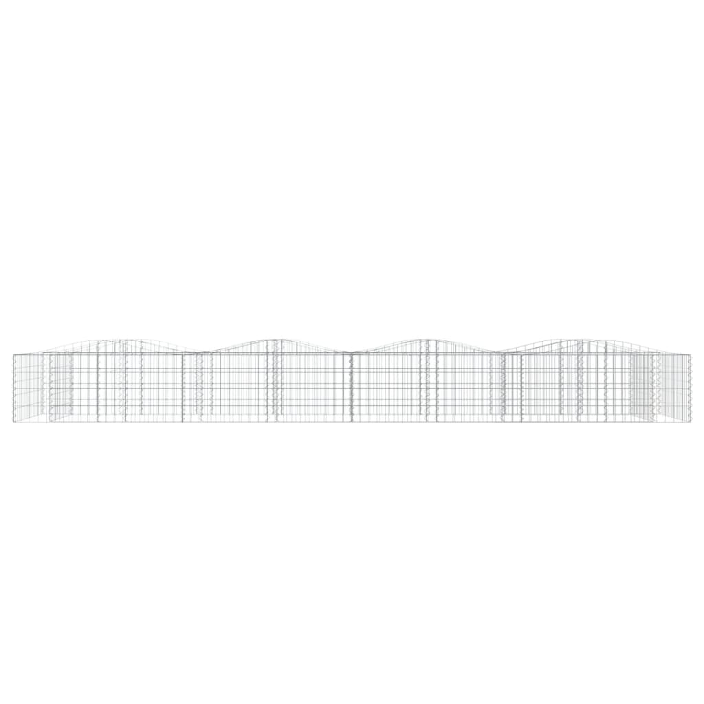 Lučna gabionska povišena gredica 400x100x50cm pocinčano željezo