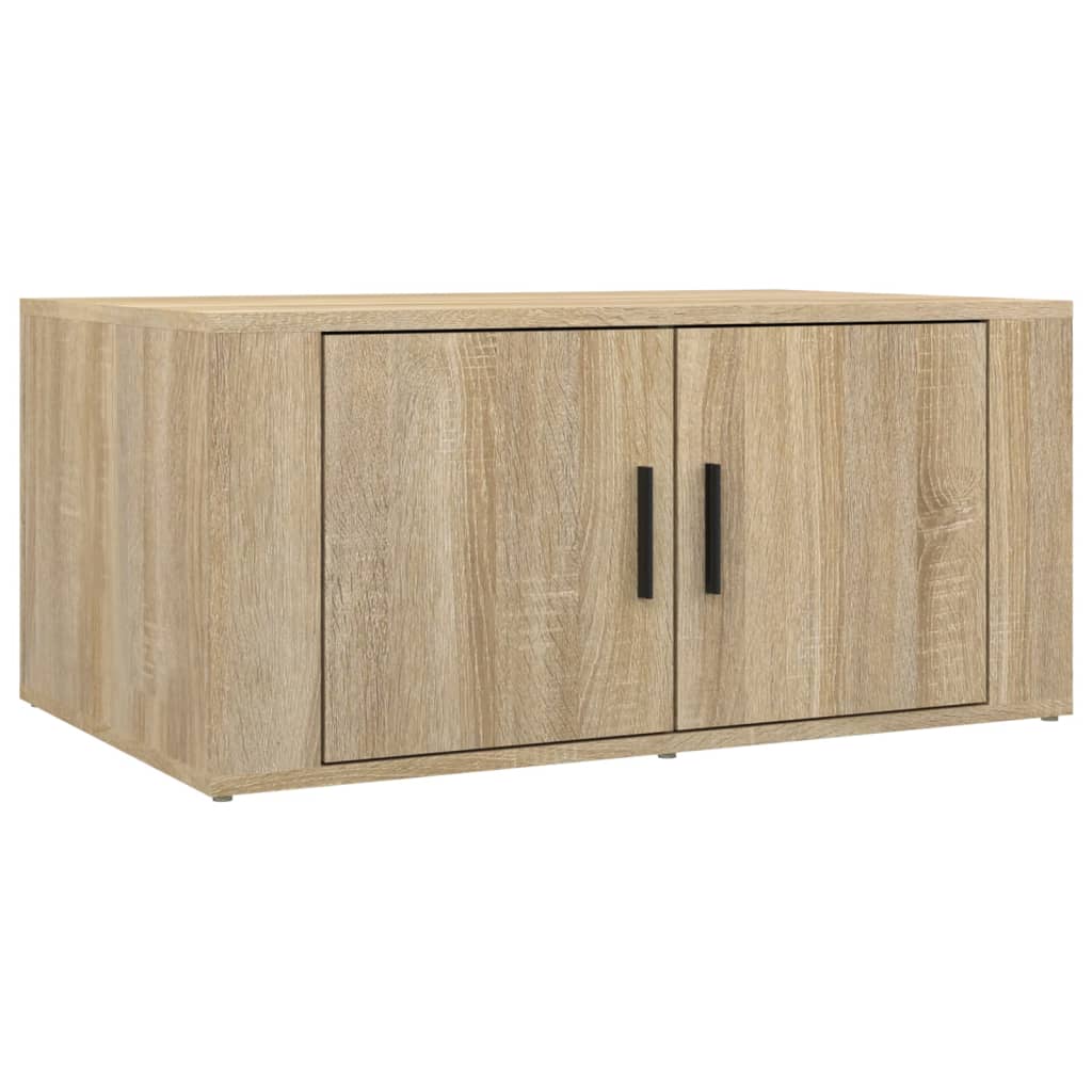 Stolić za kavu boja hrasta 80x50x36 cm konstruirano drvo