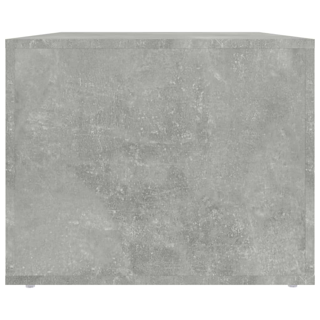 Stolić za kavu boja betona 80x50x40 cm konstruirano drvo