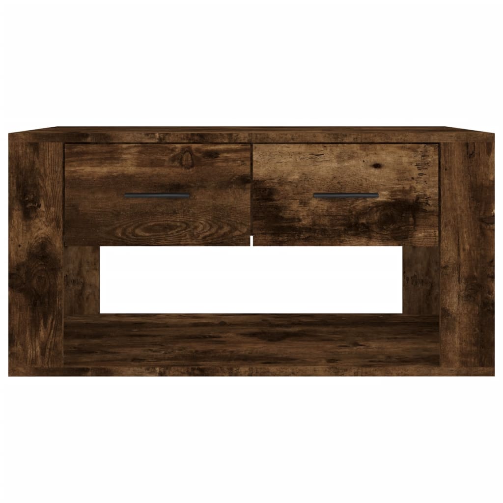 Stolić za kavu boja hrasta 80x50x40 cm konstruirano drvo
