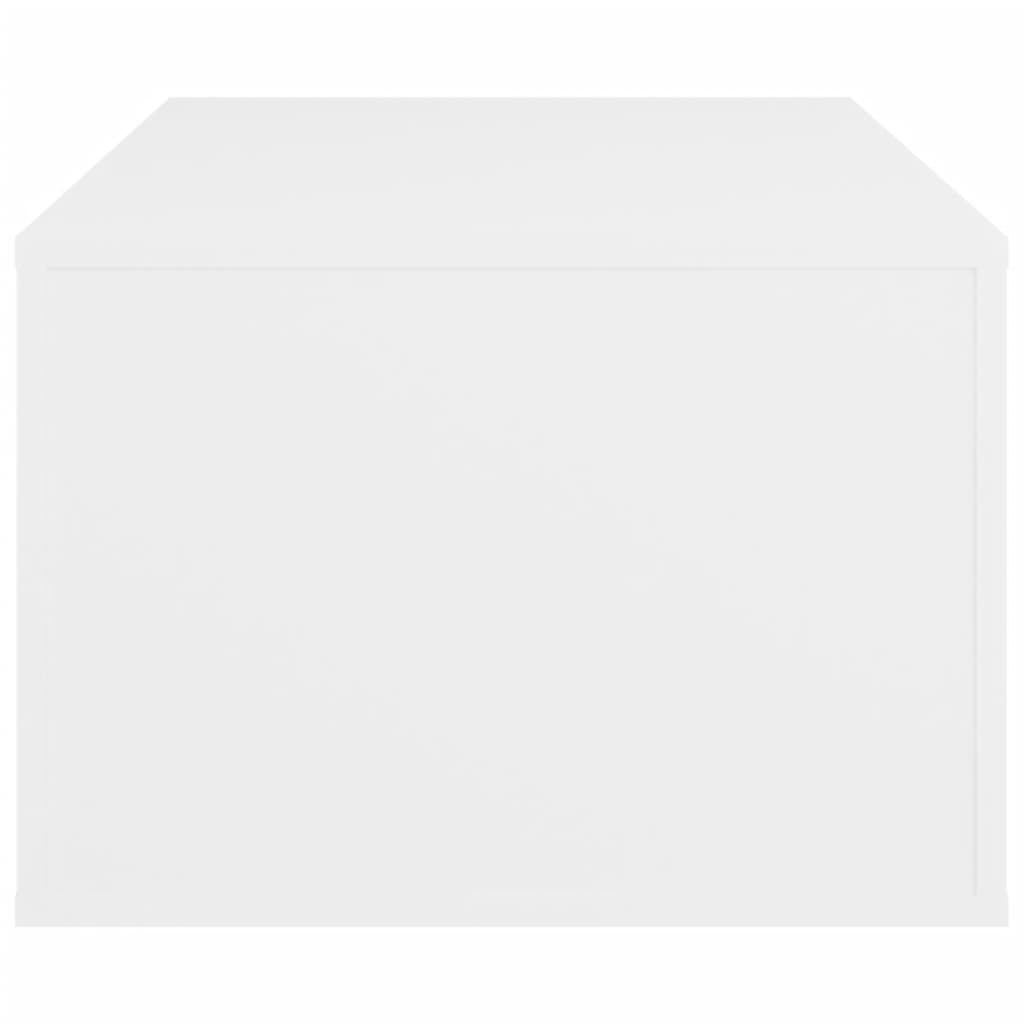 Stolić za kavu bijeli 100 x 50,5 x 35 cm od konstruiranog drva