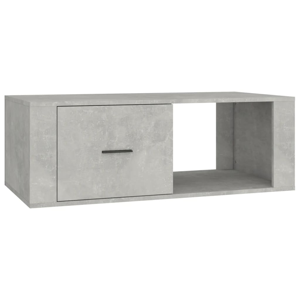 Stolić za kavu boja betona 100x50,5x35 cm konstruirano drvo