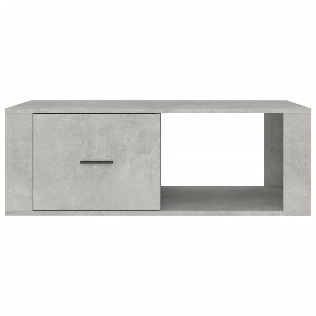 Stolić za kavu boja betona 100x50,5x35 cm konstruirano drvo