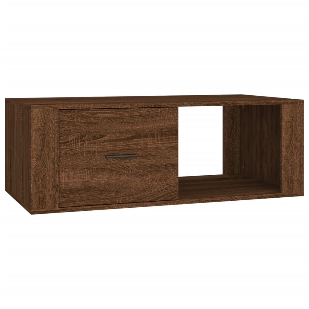 Stolić za kavu boja hrasta 100x50,5x35 cm konstruirano drvo