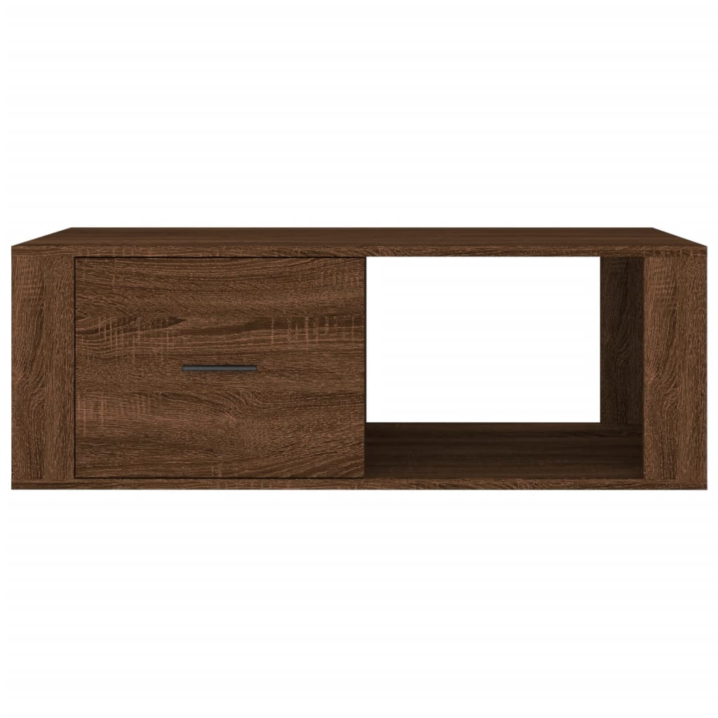 Stolić za kavu boja hrasta 100x50,5x35 cm konstruirano drvo