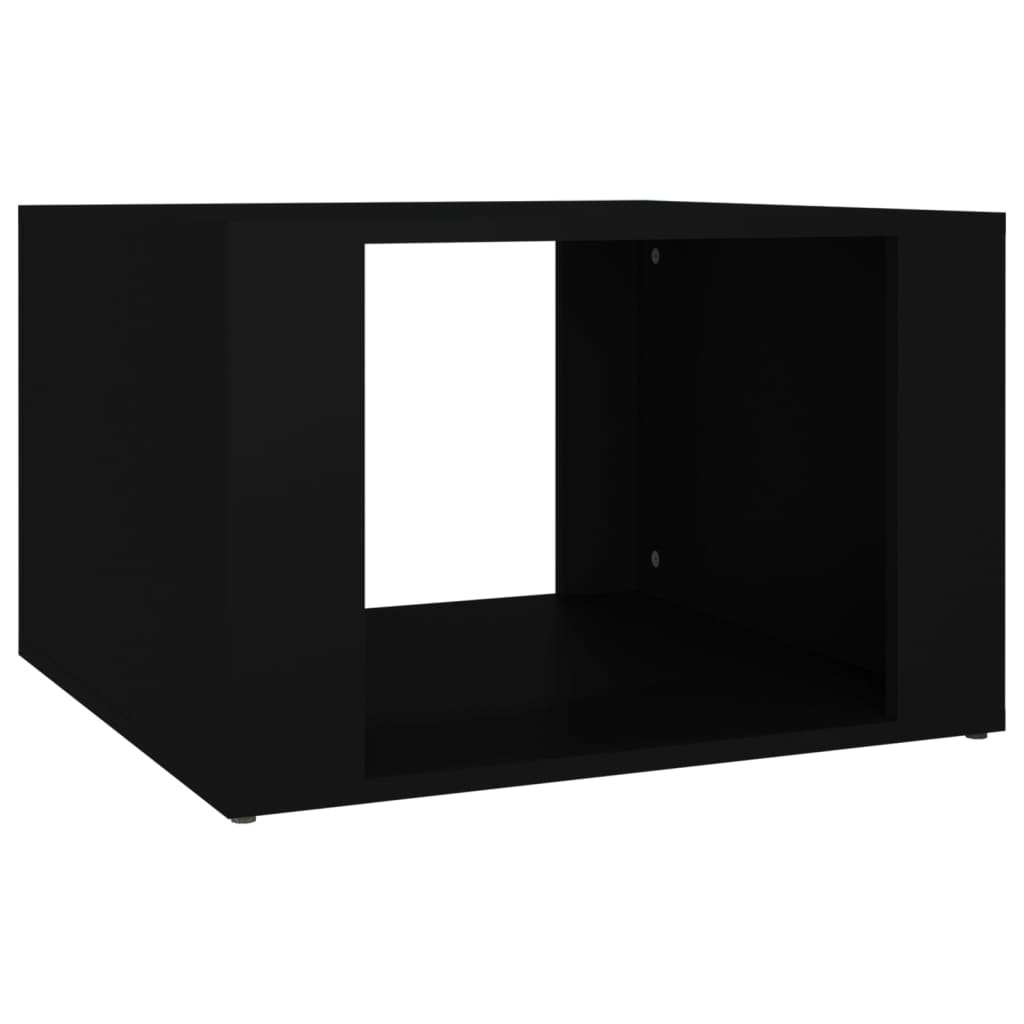 Noćni ormarić crni 57 x 55 x 36 cm od konstruiranog drva