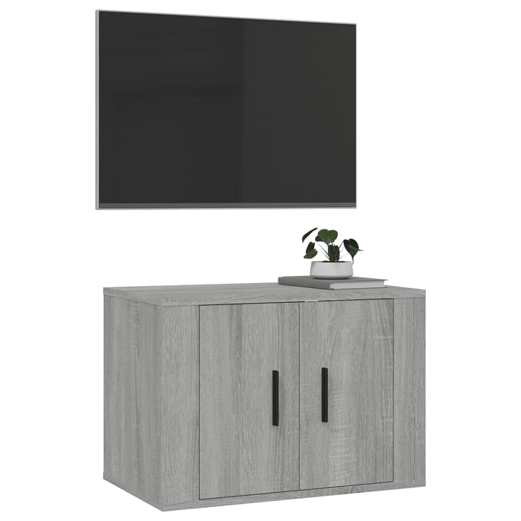 Zidni TV ormarić Boja sivog hrasta sonome 57x34,5x40 cm