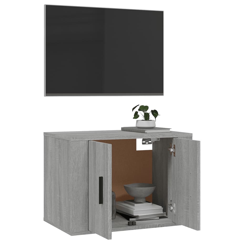 Zidni TV ormarić Boja sivog hrasta sonome 57x34,5x40 cm