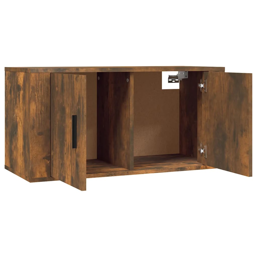 Zidni TV ormarić Boja dimljenog hrasta 80x34,5x40 cm