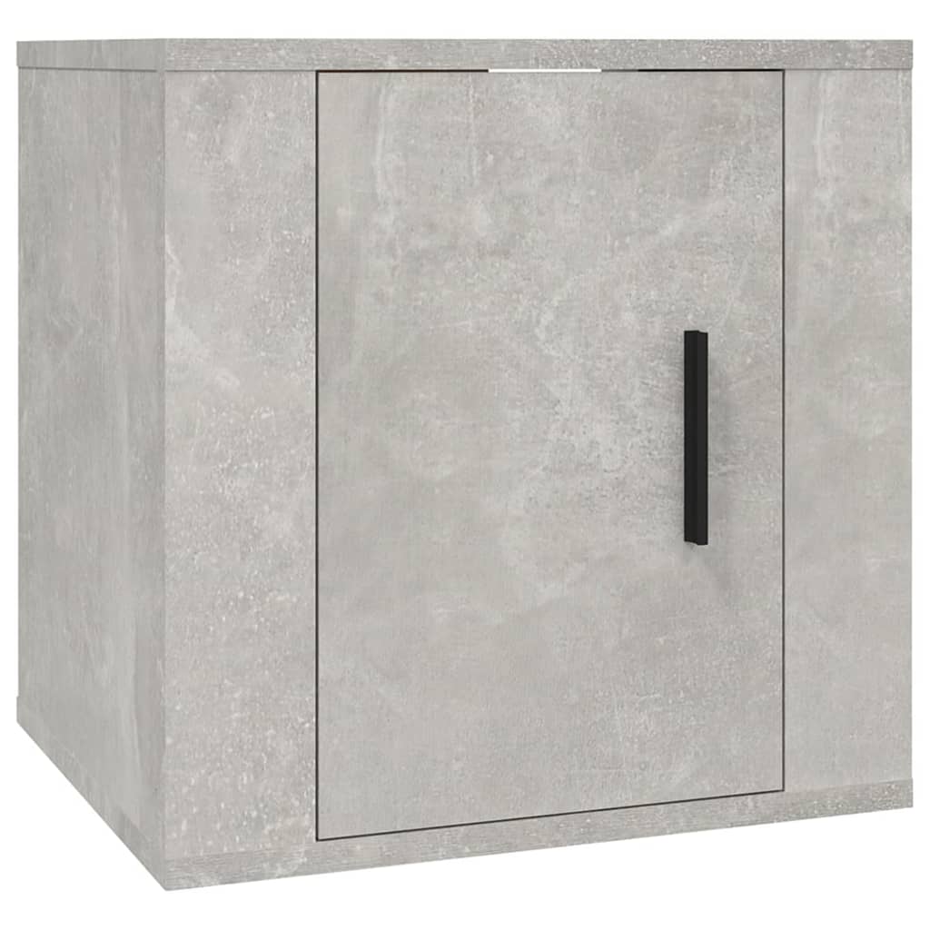 Zidni TV ormarići 2 kom siva boja betona 40x34,5x40 cm