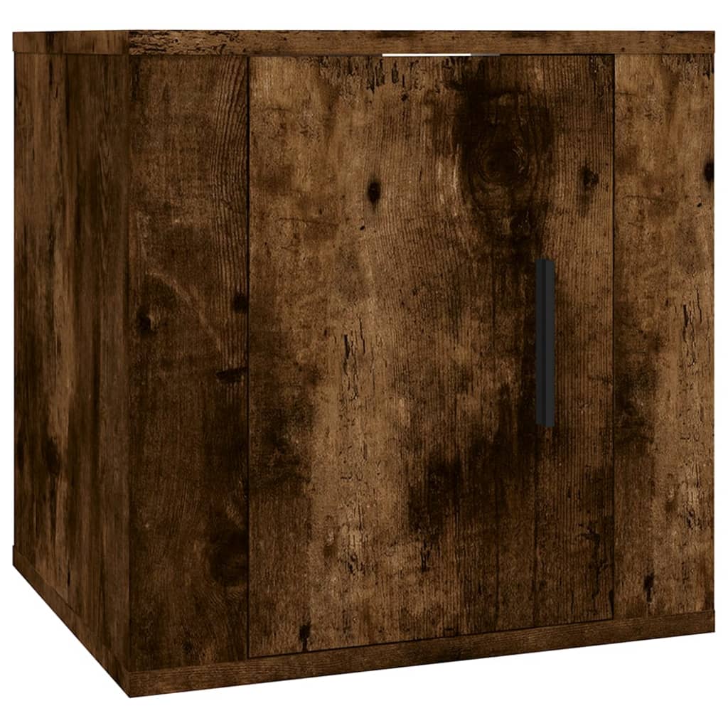 Zidni TV ormarići 2 kom boja dimljenog hrasta 40x34,5x40 cm