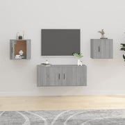 Zidni TV ormarići 2 kom boja sivog hrasta sonome 40x34,5x40 cm