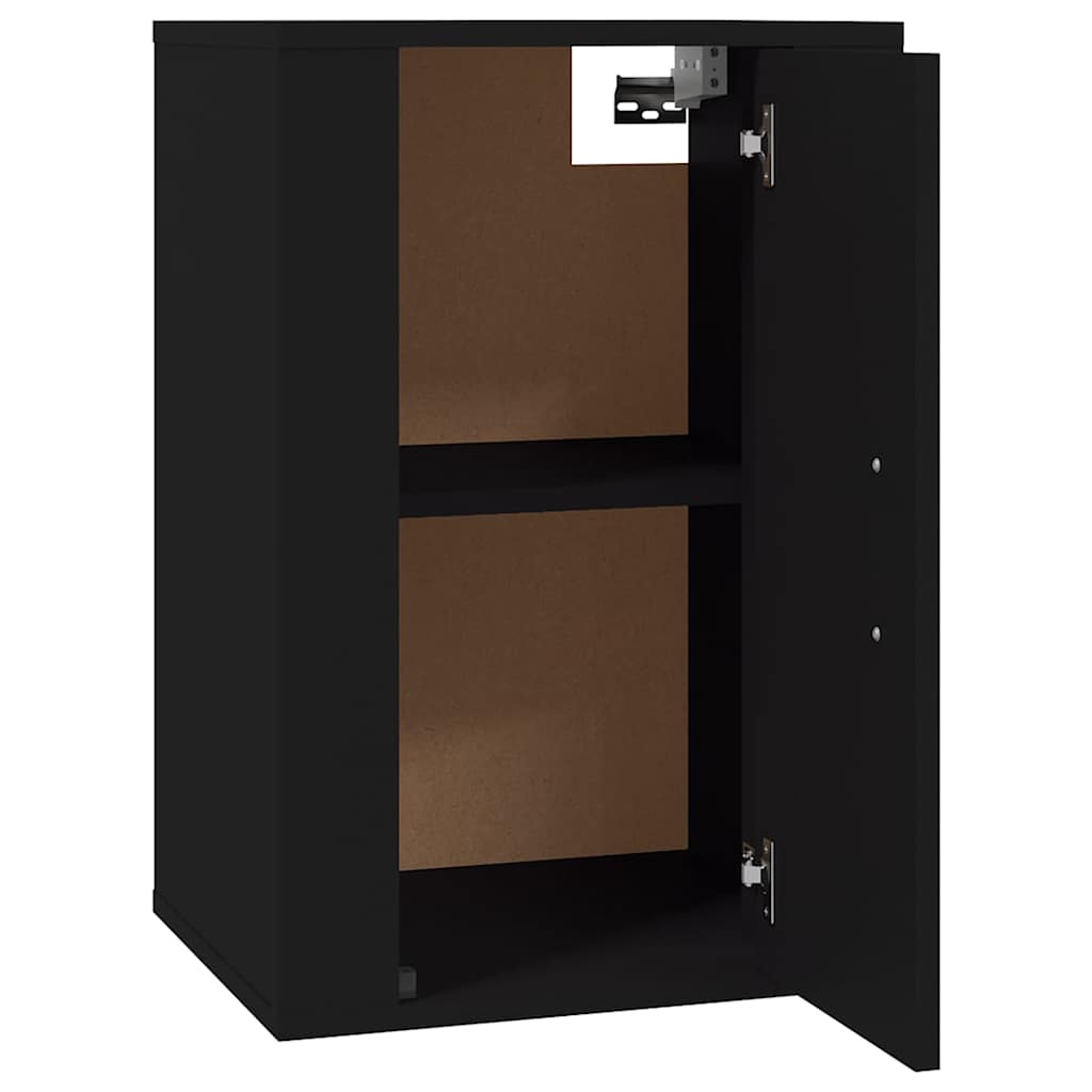 Zidni TV ormarić crna 40x34,5x60 cm