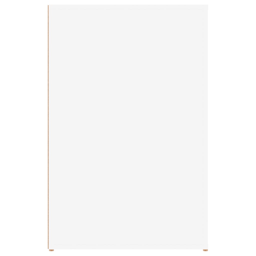 Radni stol bijeli 100 x 49 x 75 cm od konstruiranog drva