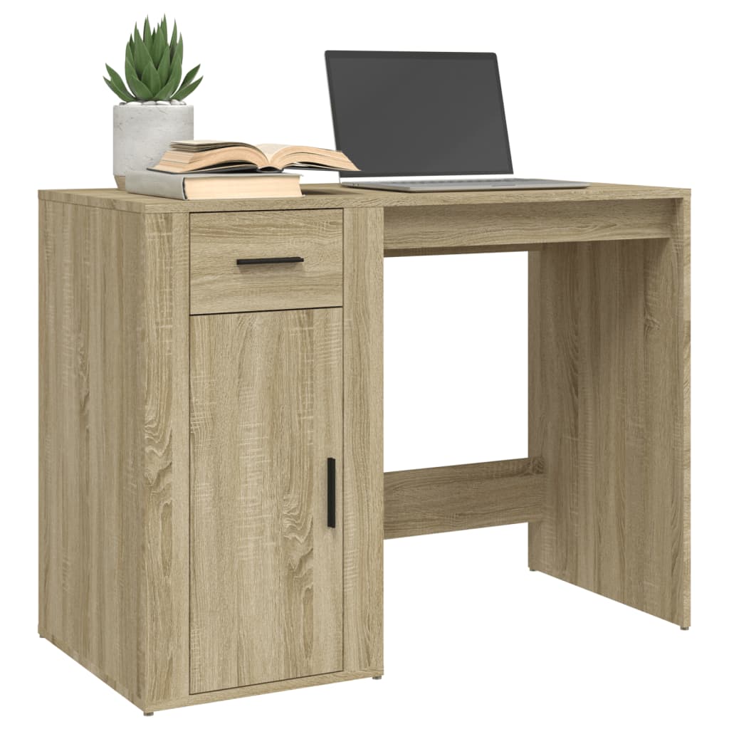 Radni stol boja hrasta sonome 100x49x75 cm konstruirano drvo