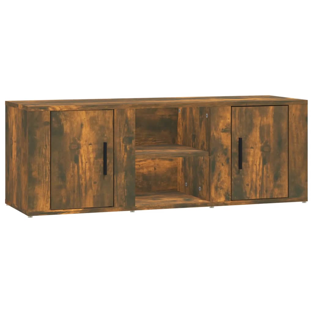TV ormarić boja dimljenog hrasta 100 x 31,5 x 35 cm drveni